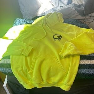 Cyclebar Neon Yellow Sweatshirt